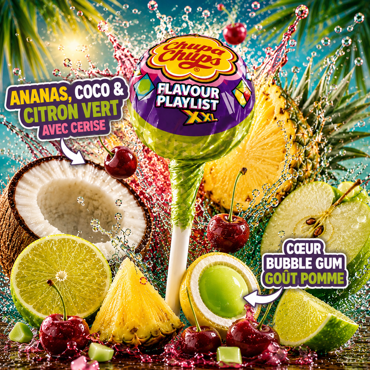 🌸 Chupa Chups XXL Playlist – DÉTENTE TROPICAL - x1 🌸