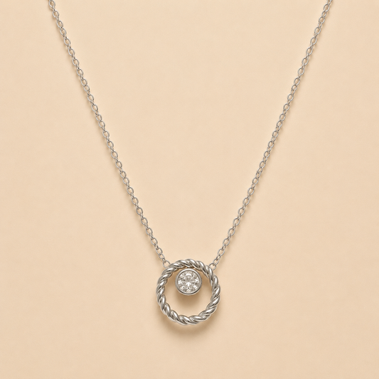 ✨ Collier Aura Argenté