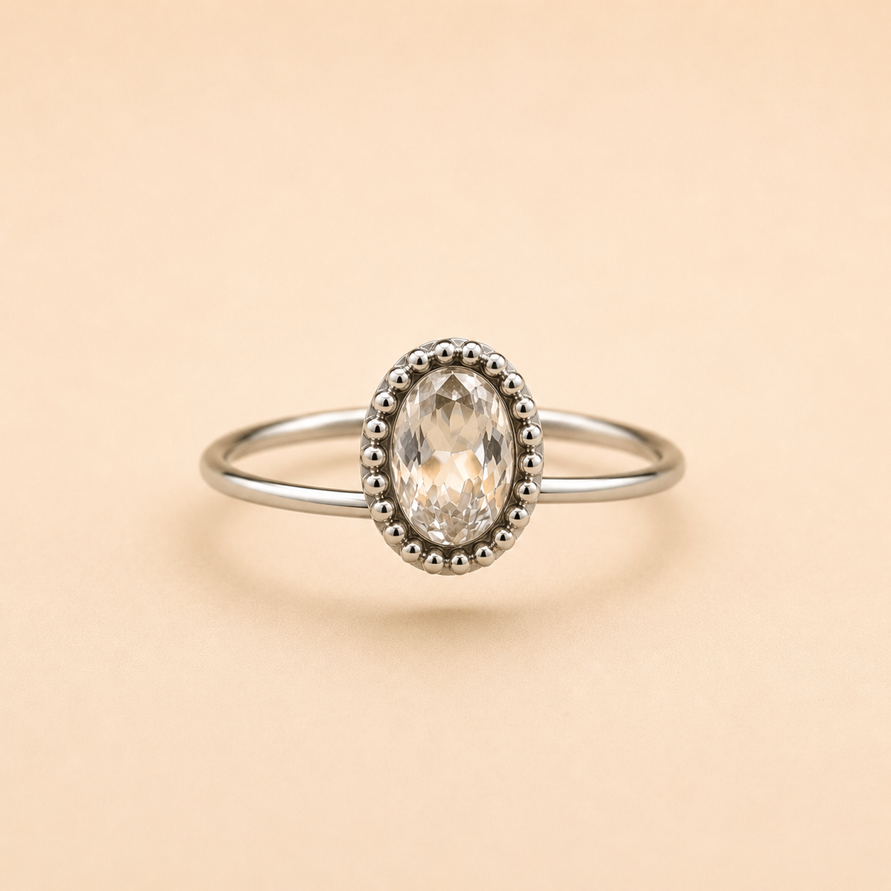 ✨ Bague Opaline