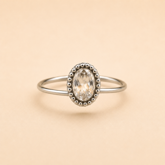 ✨ Bague Opaline