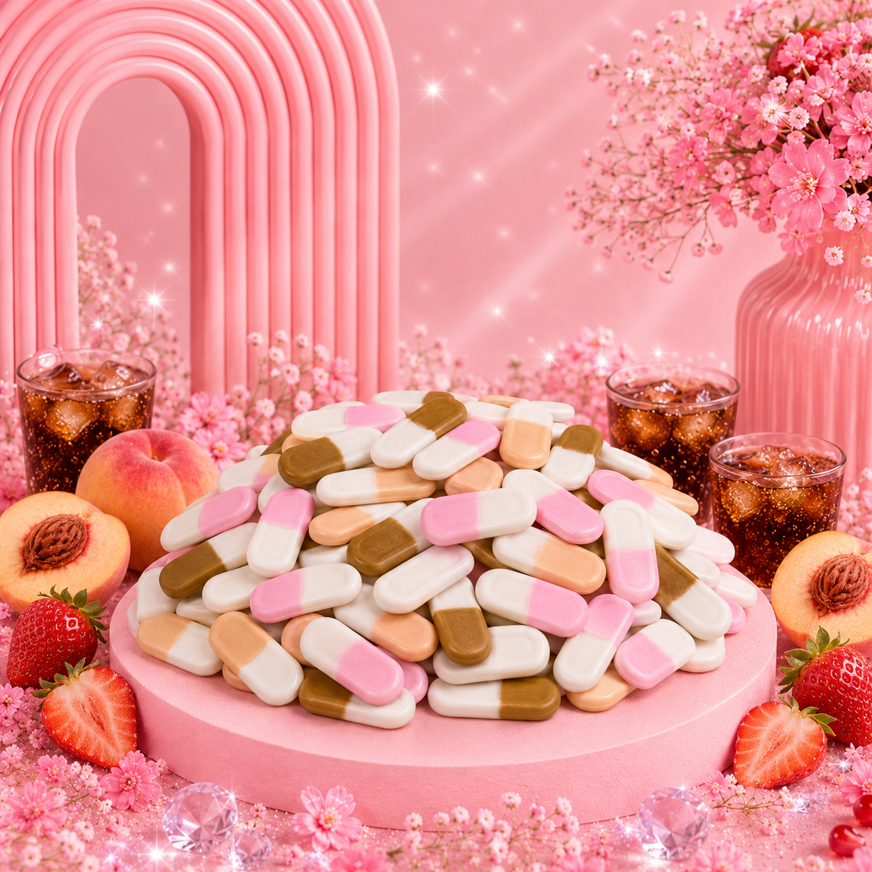 🌸 Briquettes Mix Lisses - 100g 🌸