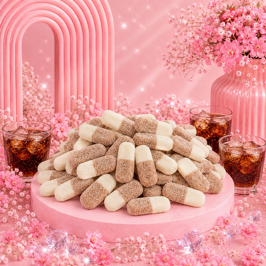 🌸 Briquettes Cola Acidulées - 100g 🌸