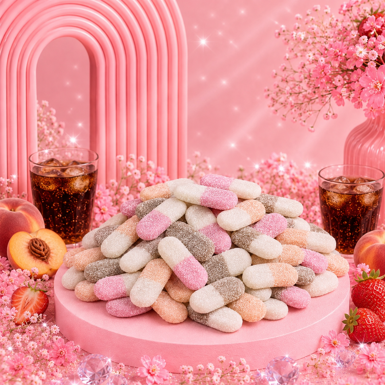 🌸 Briquettes Mix Acidulées - 100g 🌸