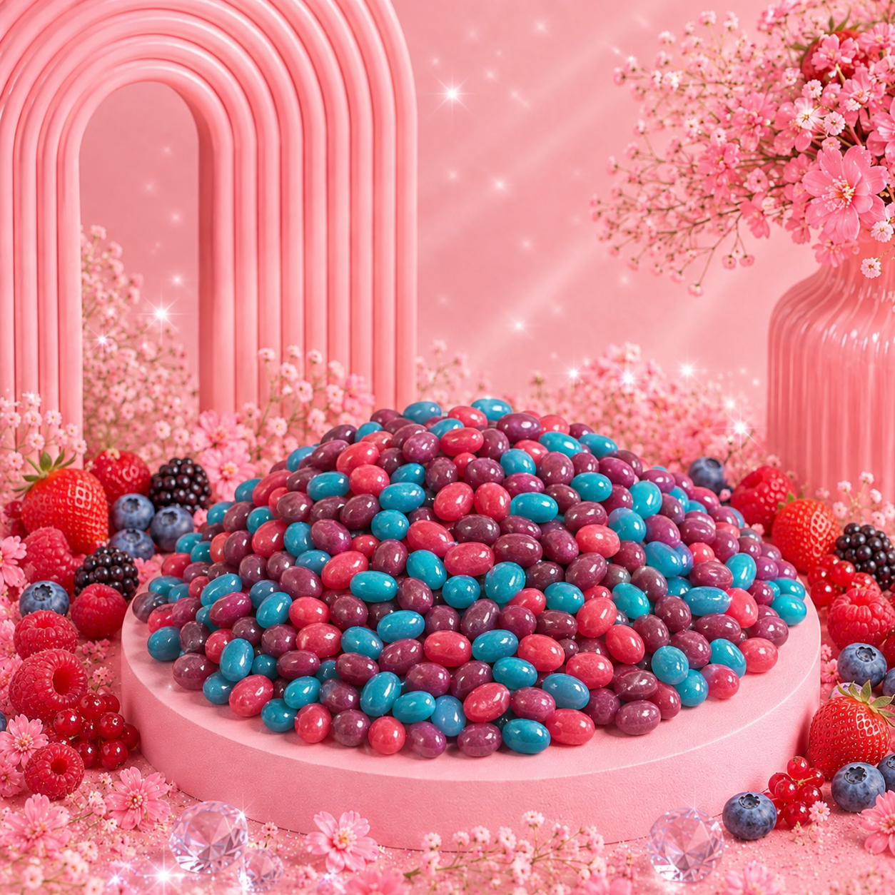 🌸 Jelly Beans Berry Mix - Dr Sour - 100g 🌸