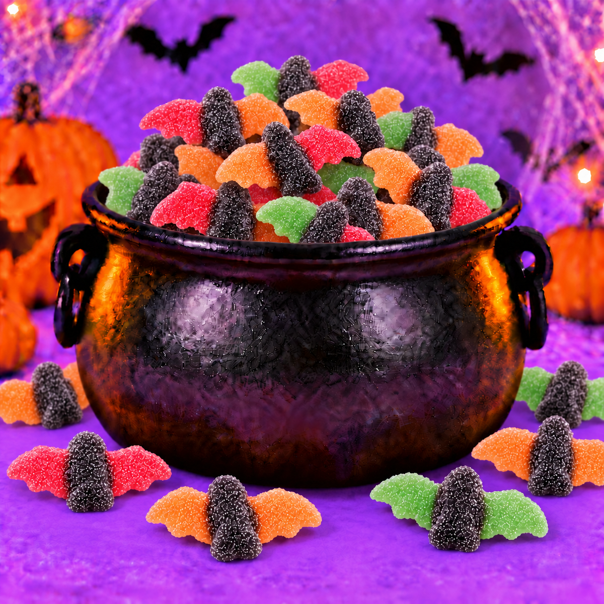 🦇 Chauves-souris acidulées – 100 g 🎃