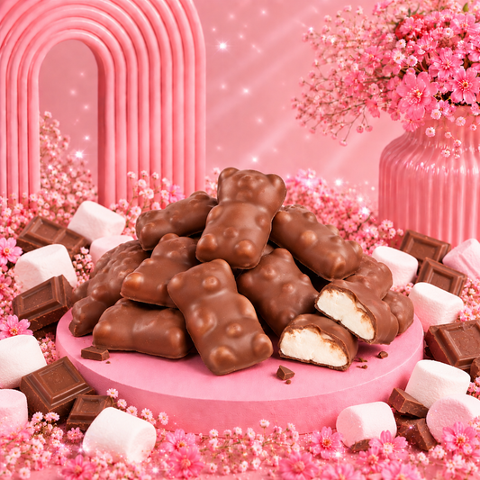 🧸 Oursons Guimauve Chocolat au Lait - x5 🍫