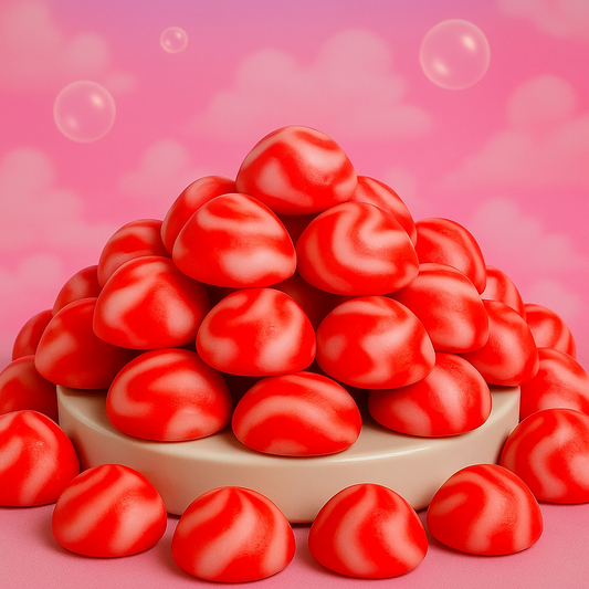 🌸🍭 Bisous Twisty Fraise – 100g 🍭🌸
