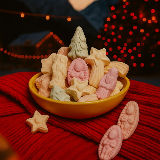 ✨ Meringues de Noël – Bonbons Tendres & Fondants - 100g 🎄⭐