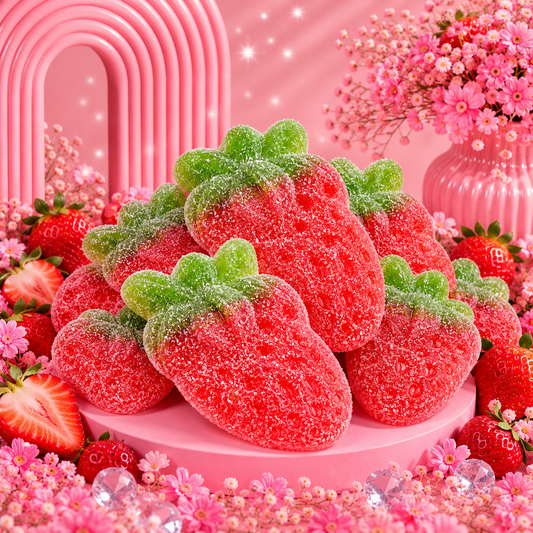 🌸 Fraise Géante XXL Sucrée – À l'unité 🌸