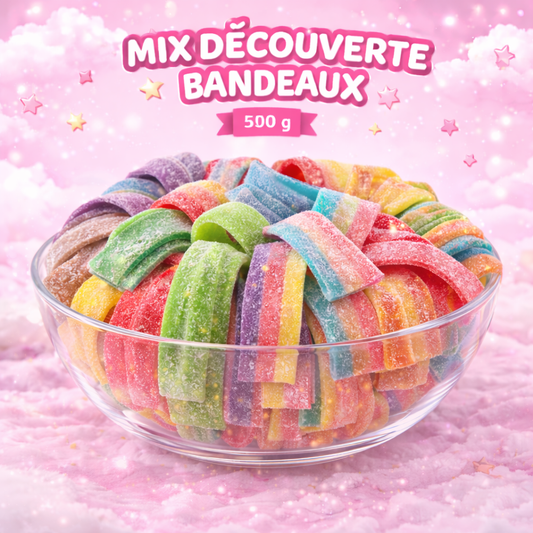 🎀🍬 MIX DÉCOUVERTE BANDEAUX – 500 g 🍬🎀