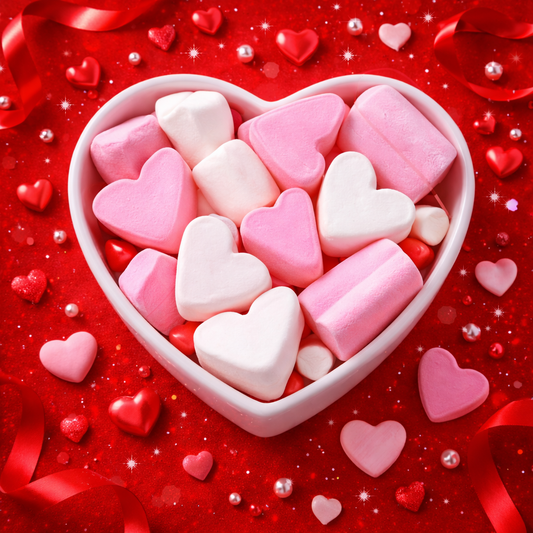 🌸🍭 Haribo Chamallow Cœur – 50g 🍭🌸