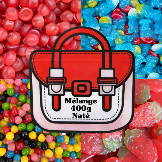 🎒🍬 Cartable de Naté – 400 g 🍬🎒