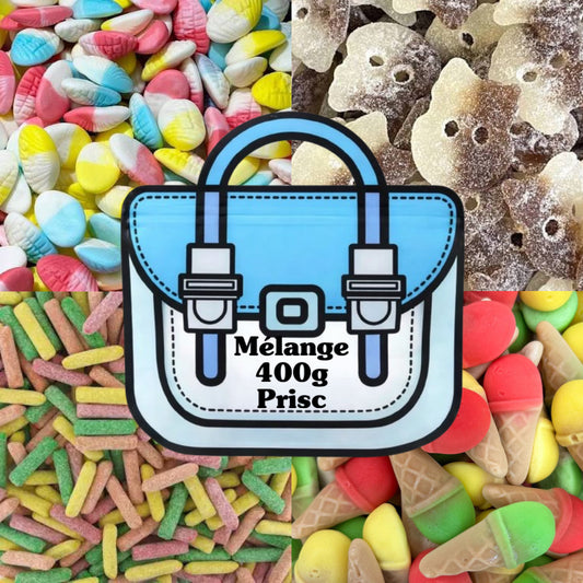 🎒🍬 Cartable de Prisc – 400 g 🍬🎒