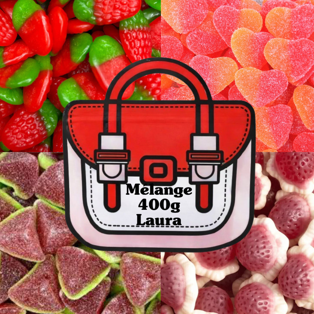 🎒🍬 Cartable de Laura – 400 g 🍬🎒