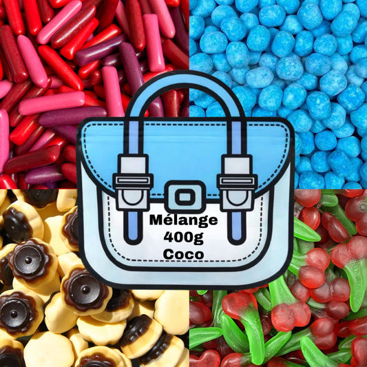 🎒🍬 Cartable de Coco – 400 g 🍬🎒