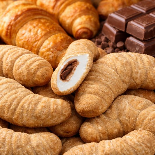 Croissants guimauve, fourré au chocolat  - 3 pièces 🍬