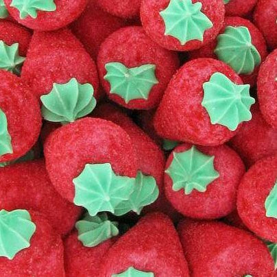 🌸🍭 Fraises Géantes Meringuées 🍭🌸  1 pièce