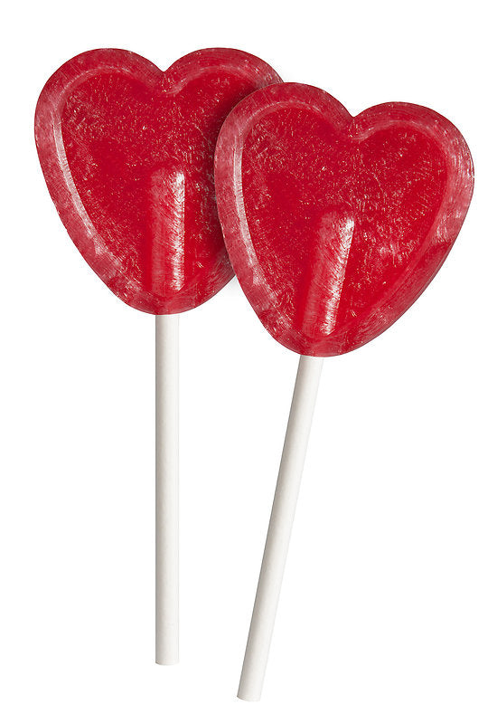 Sucette coeur cerise - 1 pièce 🍬